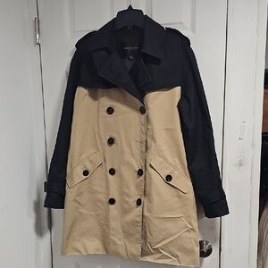 Coach Black Jacket with Gold Accents